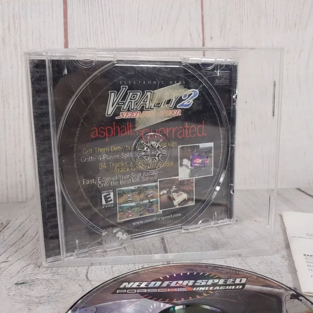 Need for Speed Porsche Unleashed Sony PlayStation 1 PS1 Game Disc TESTED WORKING